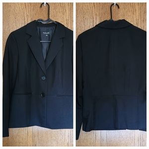 Like New Women's Black Two Button Blazer Suit Jacket by Evan Picone